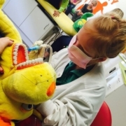 Themed dental section with child-friendly visuals.